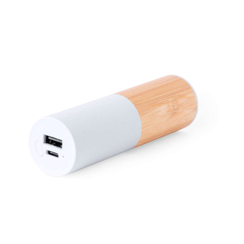 Power bank bamboo and wheat straw